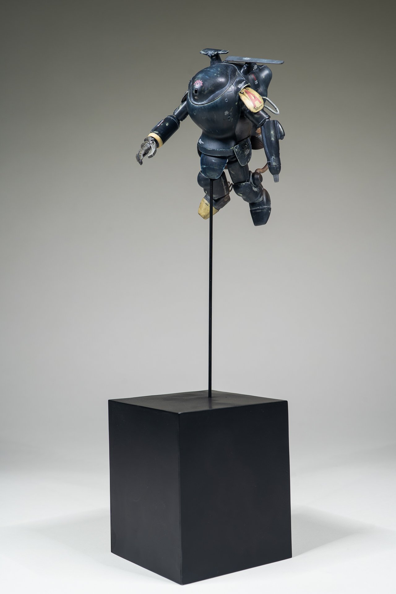 Posing the Ma.K Snake-Eye for Flight! — Paint on Plastic Posing the Ma.K Snake-Eye for Flight! — Paint on Plastic